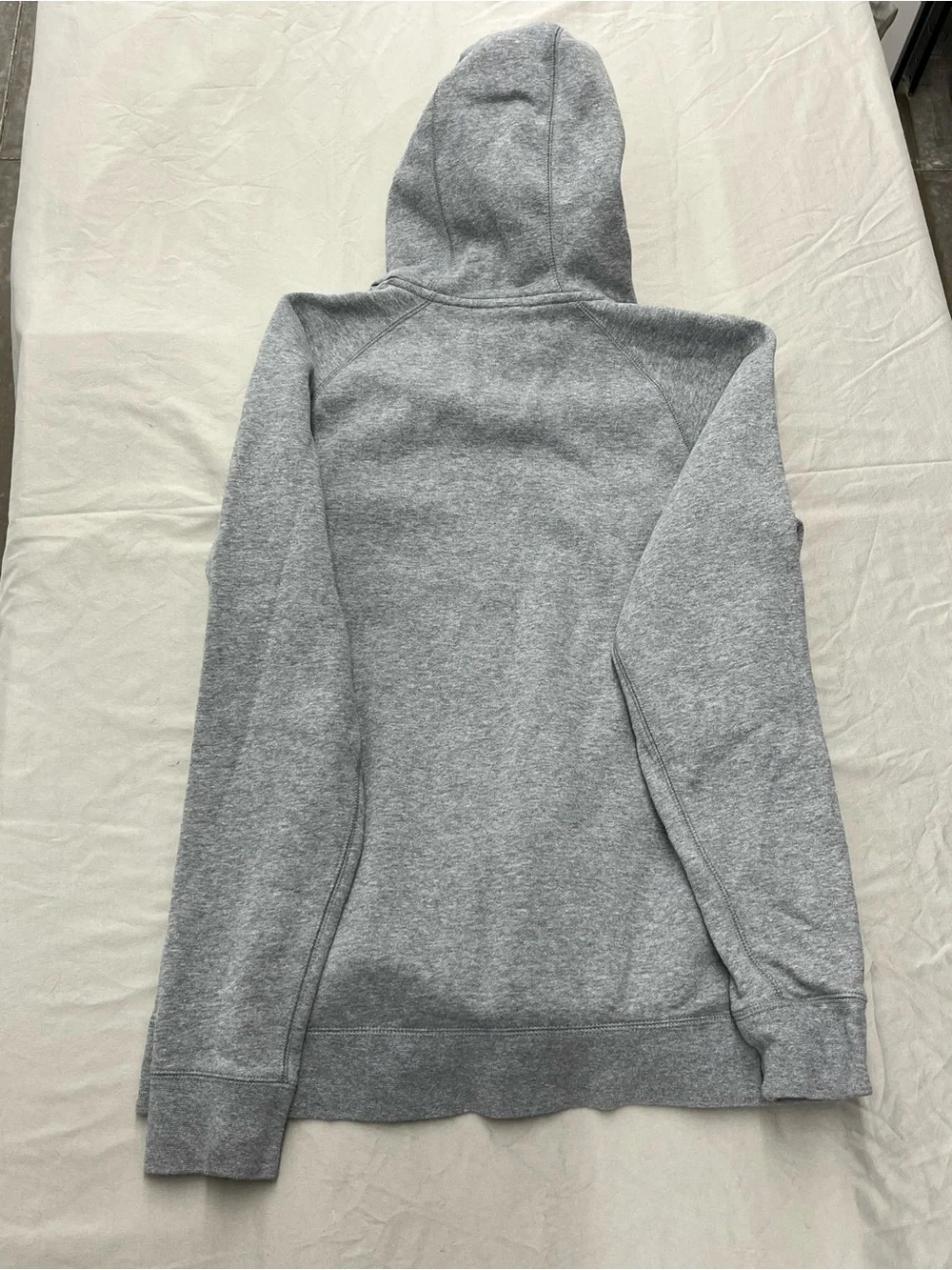 Jordan Gray Hooded Pullover with White Jumpman Mens Size Medium